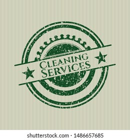 Green Cleaning Services distressed rubber texture