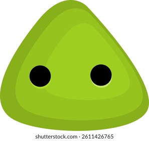 Green Climbing Wall Hook Illustration