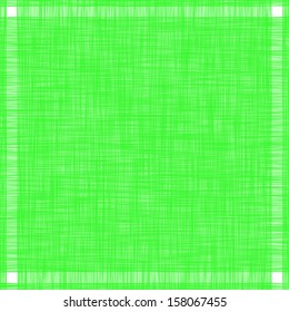 Green cloth texture background. Vector illustration
