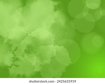 Green cloudy background design post banner wallpaper