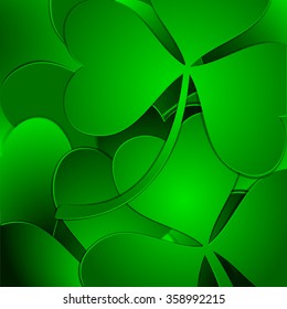 Green clover background