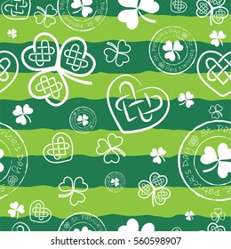 Green clover background