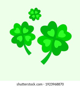 green clover icon design. icon design for banner template