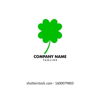 Green Clover Leaf Logo Design Vector