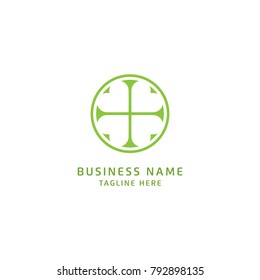 Green Clover Leaf Logo Design Vector