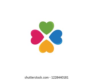 Green Clover Leaf Logo Template