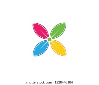 Green Clover Leaf Logo Template