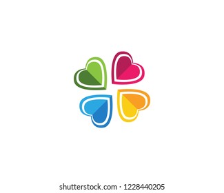 Green Clover Leaf Logo Template