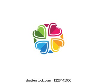 Green Clover Leaf Logo Template