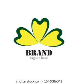 Green Clover Leaf Logo Template Design Vector
