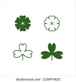 green clover leaves natural eco element 