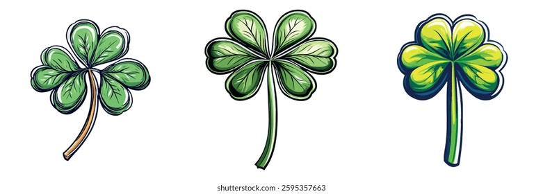 Green Clover Leaves Nature Plant Growth