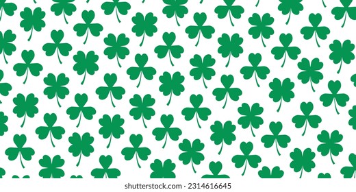 Green clover pattern design background