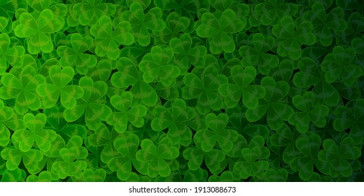 El trébol verde Shamrock. Antecedentes del día de San Patricio