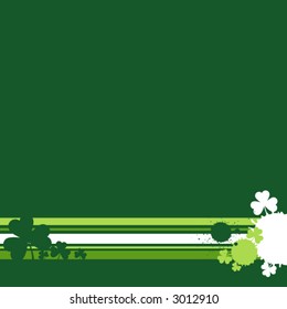 green clover st. patricks day background