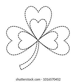green clover three leaves luck symbol