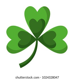 green clover three leaves luck symbol