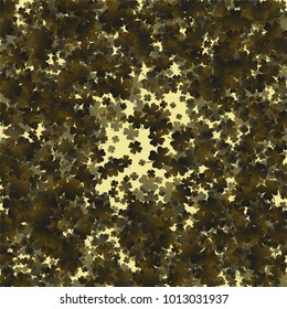 Green clover vector is a confetti which consist of many isolated elements. Stylish and beautiful green clover vector. Can be used as poster, border, background, wallpaper, card and etc