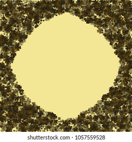 Green clover vector is a confetti which consist of many isolated elements. Stylish and beautiful green clover vector. Can be used as poster, border, background, wallpaper, card and etc