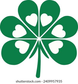 Green clover vector design art