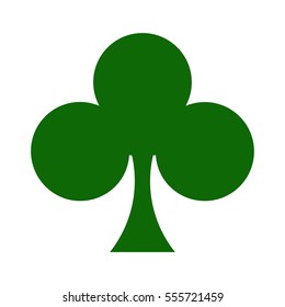 Green clubs sign