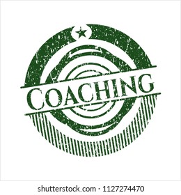 Green Coaching distress rubber grunge texture stamp