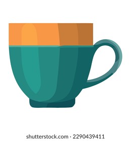 green coffee cup utensil icon