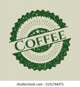 Green Coffee distressed rubber texture