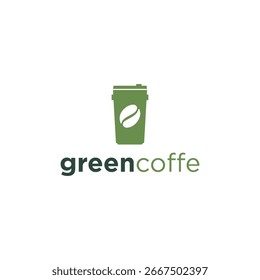 Green Coffee Logo Vector Templates