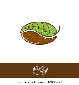 Green Coffee and Tea Logo Design