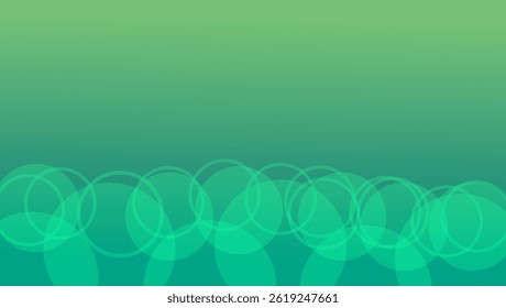 Green color abstract background with gradient background design.