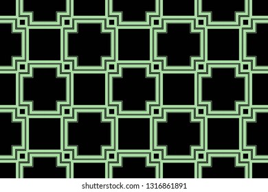 Green color. Abstract Pattern Texture for Background. Vector seamless pattern