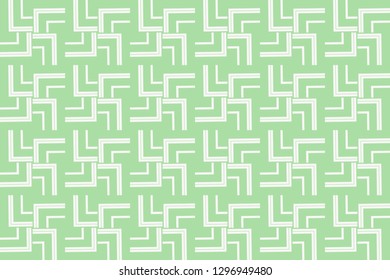 Green color. abstract seamless geometric pattern. for wallpapers, web page background, surface textures, Image for advertising booklets, banners. Vector illustration