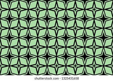 Green color. abstract seamless geometric pattern. for wallpapers, web page background, surface textures, Image for advertising booklets, banners. Vector illustration