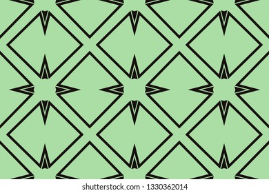 Green color. abstract seamless geometric pattern. for wallpapers, web page background, surface textures, Image for advertising booklets, banners. Vector illustration