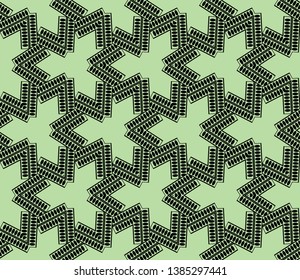 Green color. abstract seamless geometric pattern. for wallpapers, web page background, surface textures, Image for advertising booklets, banners. Vector illustration
