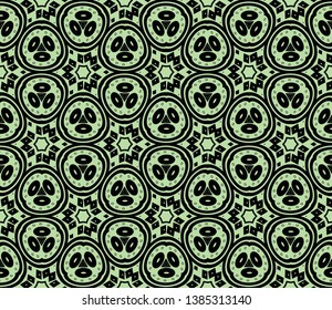 Green color. abstract seamless geometric pattern. for wallpapers, web page background, surface textures, Image for advertising booklets, banners. Vector illustration
