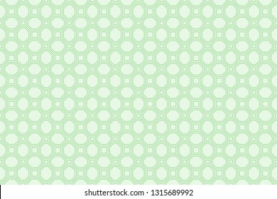 Green color. abstract seamless geometries pattern. for wallpaper. design page fill. Vector illustration.