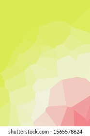 Green Color Abstract trianglify Generative Art background illustration