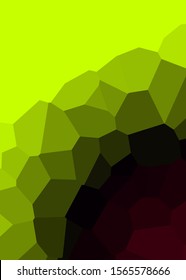 Green Color Abstract trianglify Generative Art background illustration
