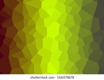 Green Color Abstract trianglify Generative Art background illustration