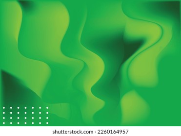 fondo de onda abstracto de color verde 2