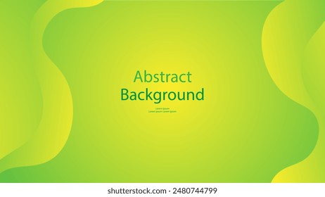 Green color background abstract art vector