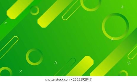 Green color background with gradient concept