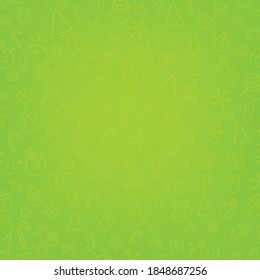 green color background with icons set pattern