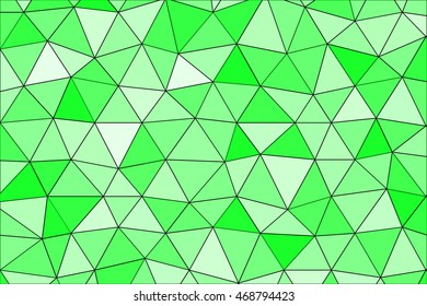 green color background. polygonal pattern. vector illustration. for design business template, wallpaper, presentation