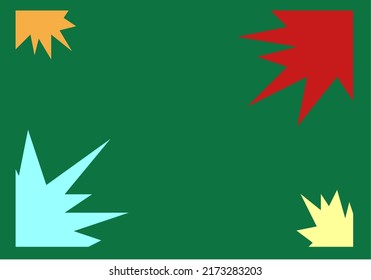 Green Color Background Vector Art