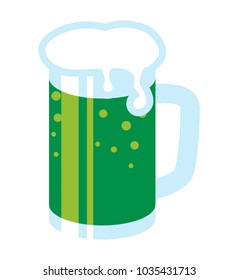 Green color Beer