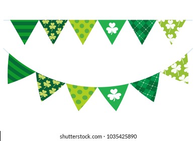 Green color Bunting - St. Patrick's Day Decoration