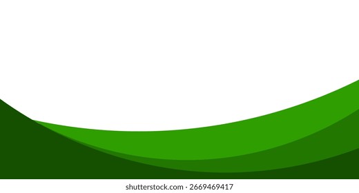 Green Color Curved Background Design,vector illustration in eps 10.